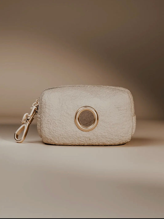 Bouclé Poop Bag Holder