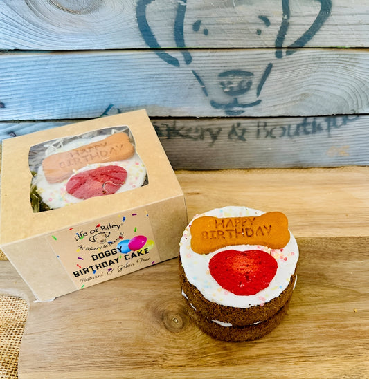 Doggy Birthday Cake