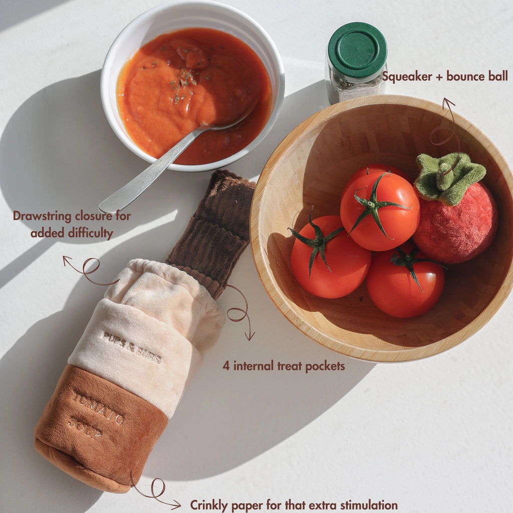The Tomato Soup Nose-work Toys