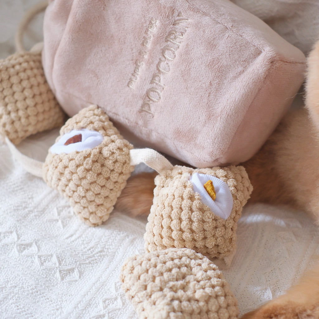 Popcorn Nose-workEnrichment Toy | Snuffle |Squeaker