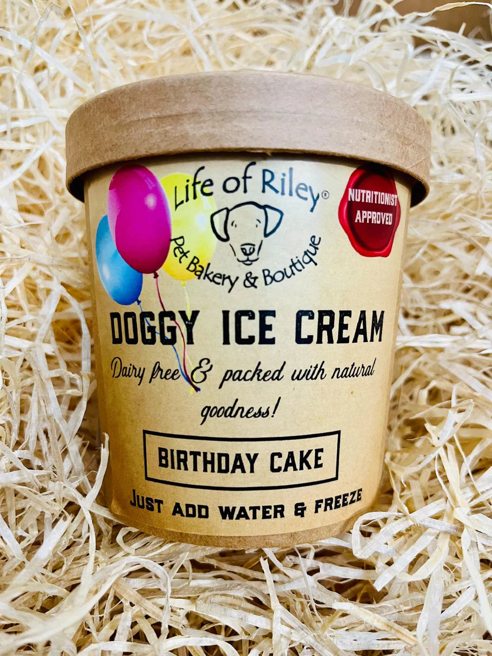 Delicious Doggy Ice Cream - Birthday Cake Flavour