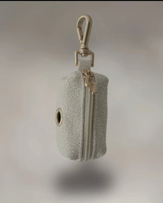 Bouclé Poop Bag Holder